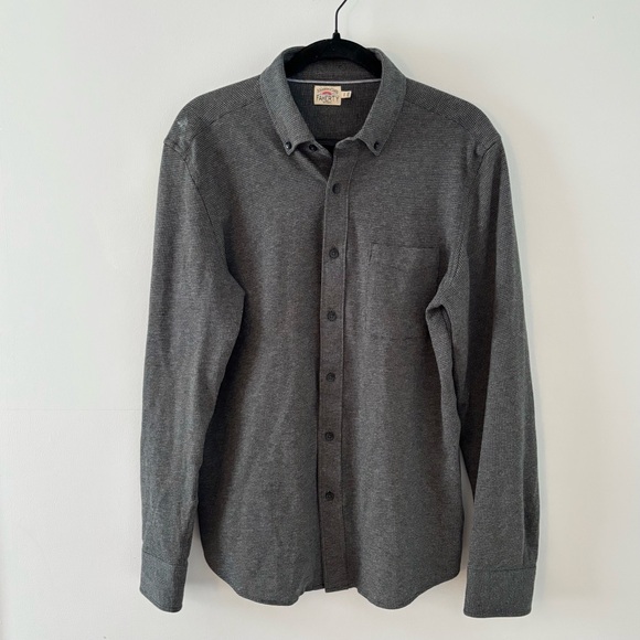 Faherty Other - Faherty Men's Gray Button-Down Casual Shirt